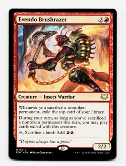 Evendo Brushrazer [Commander: Edge of Eternities] MTG Magic NM/M 🔥 - Image 1