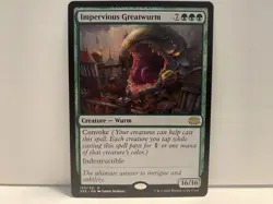 1x NM Impervious Greatwurm Double Masters 2022 Regular MTG - Image 1