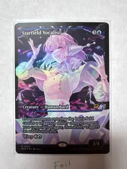FOIL Starfield Vocalist (Showcase) Edge of Eternities Mtg NM In Hand 359 English - Image 1
