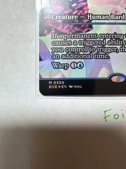 FOIL Starfield Vocalist (Showcase) Edge of Eternities Mtg NM In Hand 359 English - Image 5