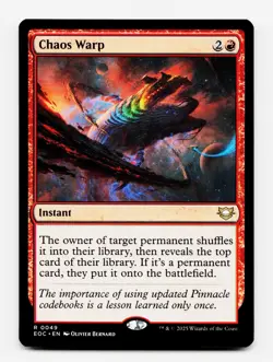 Chaos Warp [Commander: Edge of Eternities] MTG Magic NM/M 🔥 - Image 3