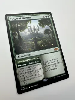 MTG TCG Virtue of Strength Wilds of Eldraine Regular - Image 3