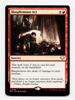 Blasphemous Act [Commander: Edge of Eternities] MTG Magic NM/M 🔥 - Image 1