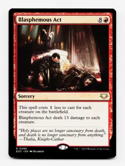 Blasphemous Act [Commander: Edge of Eternities] MTG Magic NM/M 🔥 - Image 3