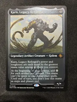MTG - Karn, Legacy Reforged (Foil Etched) March of the Machine: Aftermath - Image 1