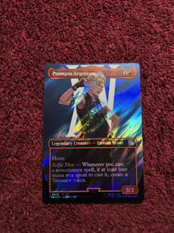 MTG Prompto Argentum 0532 (Borderless) (Surge Foil) Final Fantasy - Image 1