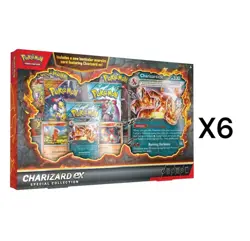 Pokemon TCG Charizard ex SPECIAL COLLECTION CASE Factory Sealed 6 Boxes - Image 1