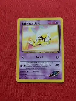 Pokemon: Sabrina's Abra 091/132 & Kadabra #58/132 Gym Heroes 2000 - LP - M24 (3) - Image 3