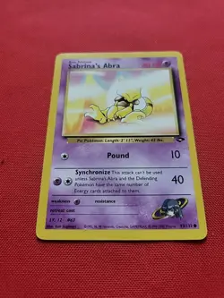 Pokemon: Sabrina's Abra 091/132 & Kadabra #58/132 Gym Heroes 2000 - LP - M24 (3) - Image 4