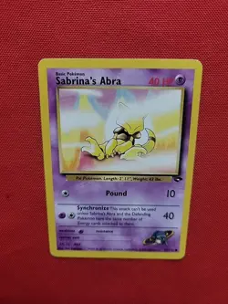 Pokemon: Sabrina's Abra 091/132 & Kadabra #58/132 Gym Heroes 2000 - LP - M24 (3) - Image 5