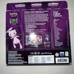 Pokemon TCG: Mew VMAX League Battle Deck - Brand New Factory Sealed! - Image 2