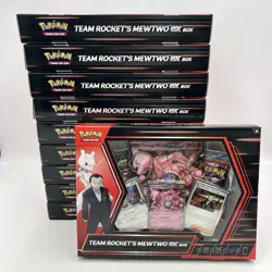 10x Pokemon TCG: Team Rocket's Mewtwo ex Box Sealed and Brand New - Image 1