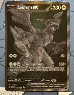 Zekrom Ex 172/086 Black Bolt English Pokemon TCG NM - Image 1
