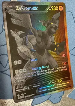 Zekrom Ex 172/086 Black Bolt English Pokemon TCG NM - Image 2