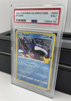 PSA 9 Kyogre 003/025 Celebrations Holo 25th Anniversary Pokemon MINT - Image 1