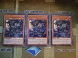 YUGIOH 3X VENDREAD HOUNDHORDE COTD-EN000 RARE 1ST ED NM - Image 1