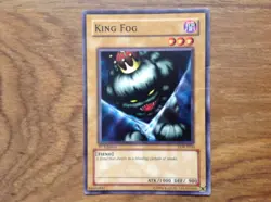YuGiOh King Fog 1st edition LOB-E030 .Free Postage - Image 3