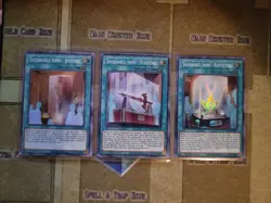 YUGIOH INFERNOBLE ARMS DURENDAL + HAUTECLERE + JOYEUSE ROTD SUPER 1ST ED NM - Image 1