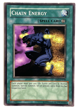 YuGiOh! - Chain Energy - DB1-EN030 - Unlimited - Common - Image 1