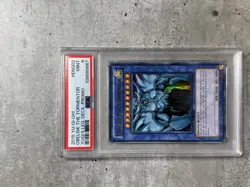 Yugioh Card Obelisk The Tormentor PSA 9, Yugi's Leg. Deck YGLD-ENG02 2015 (1) - Image 1