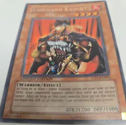 Command Knight - CT1-EN003 - Secret Rare - Limited Edition Yugioh damaged - Image 1