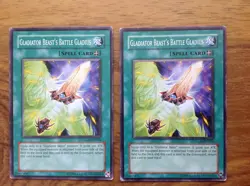 YUGIOH 2 x Gladiator beasts battle gladius - GLAS-EN056 . Free Postage - Image 3
