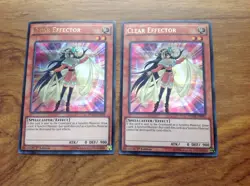 YuGiOh - 2 x CLEAR EFFECTOR - ULTRA RARE - DUSA-EN035 - 1ST EDITION NEW - Image 3
