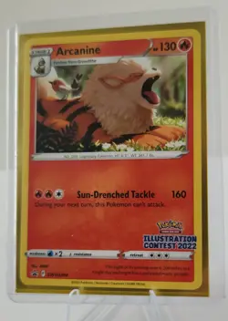 Arcanine - SWSH304 Illustration Contest 2022 Promo Pokemon Card - Image 1
