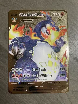 Pokemon Shiny Charizard VMAX SV107/SV122 Gold Card - USA SELLER - Image 2