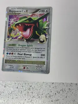 Rayquaza C Lv.X DP47 Black Star Promo Diamond & Pearl Holo Rare Pokemon Card - Image 2