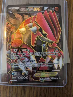 Pokemon TCG Groudon EX Dark Explorers Full Art Ultra Rare Holo Card 106/108 - Image 1
