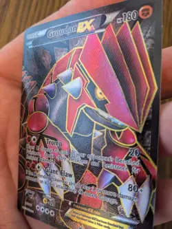 Pokemon TCG Groudon EX Dark Explorers Full Art Ultra Rare Holo Card 106/108 - Image 3