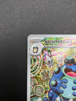 Seismitoad Black Bolt Holo 105/086 Illustration Rare Pokemon TCG Card NM - Image 5