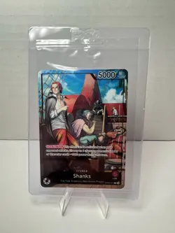 PSA Exclusive One Piece Card Game Shanks Leader OP09-001 - Image 1