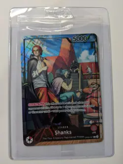 PSA Exclusive One Piece Card Game Shanks Leader OP09-001 - Image 1
