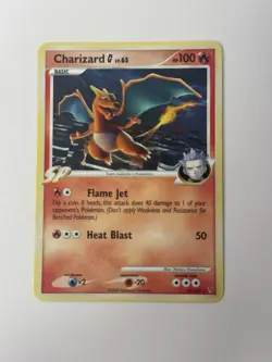 Pokemon Charizard Card - Flame Jet & Heat Blast SP Lv. 65 HP100 - Image 1