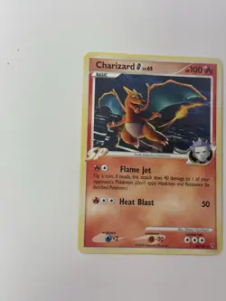 Pokemon Charizard Card - Flame Jet & Heat Blast SP Lv. 65 HP100 - Image 3