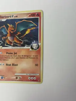 Pokemon Charizard Card - Flame Jet & Heat Blast SP Lv. 65 HP100 - Image 4