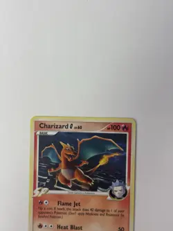 Pokemon Charizard Card - Flame Jet & Heat Blast SP Lv. 65 HP100 - Image 5