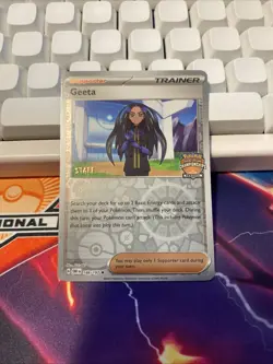 Pokemon TCG Geeta Card 188/197 Regional Championships Staff Promo - Image 1