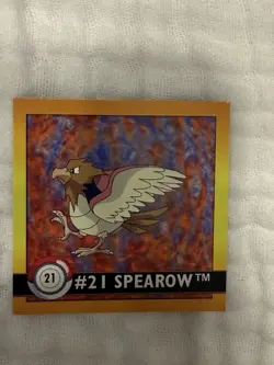 Spearow 21 Artbox Series 1 Stickers Vintage Pokemon Trading Card Game 1999 NM - Image 1