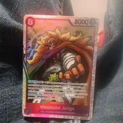 One Piece Card Game Vinsmoke Judge OP06-062 SR NM - Foil English - Image 1