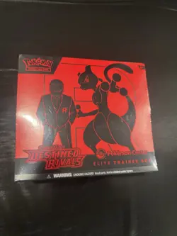 Destined Rivals Pokemon Center Exclusive ETB- Factory Sealed Includes 1of6 Cards - Image 2