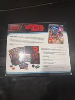 Destined Rivals Pokemon Center Exclusive ETB- Factory Sealed Includes 1of6 Cards - Image 3