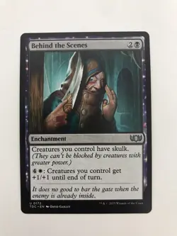 Behind the Scenes MTG Magic the Gathering Card NM Near Mint TDC - Image 1