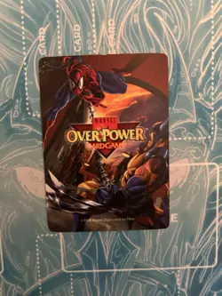 OverPower Marvel IQ Fleer 1996 Ghost Rider Hero Character Card Very Rare LP - Image 2