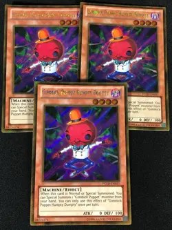 Yugioh Gimmick Puppet Humpty Dumpty PGLD-EN011 GOLD X3 (LP) - Image 1