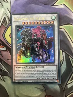 MAZE-EN051 Baronne De Fleur Ultra Rare 1st Edition NM Yugioh Card - Image 1