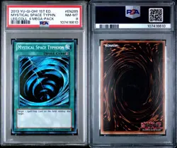 Yu-Gi-Oh! Legendary Collection 4 Mega-Pack Mystical Space Typhoon EN285 PSA 8 - Image 3