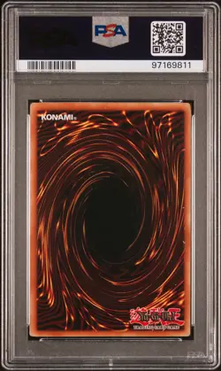 2007 Yu-Gi-Oh! Glas EN038 Evil Hero Inferno Wing Ultimate Rare PSA 8 - Image 2
